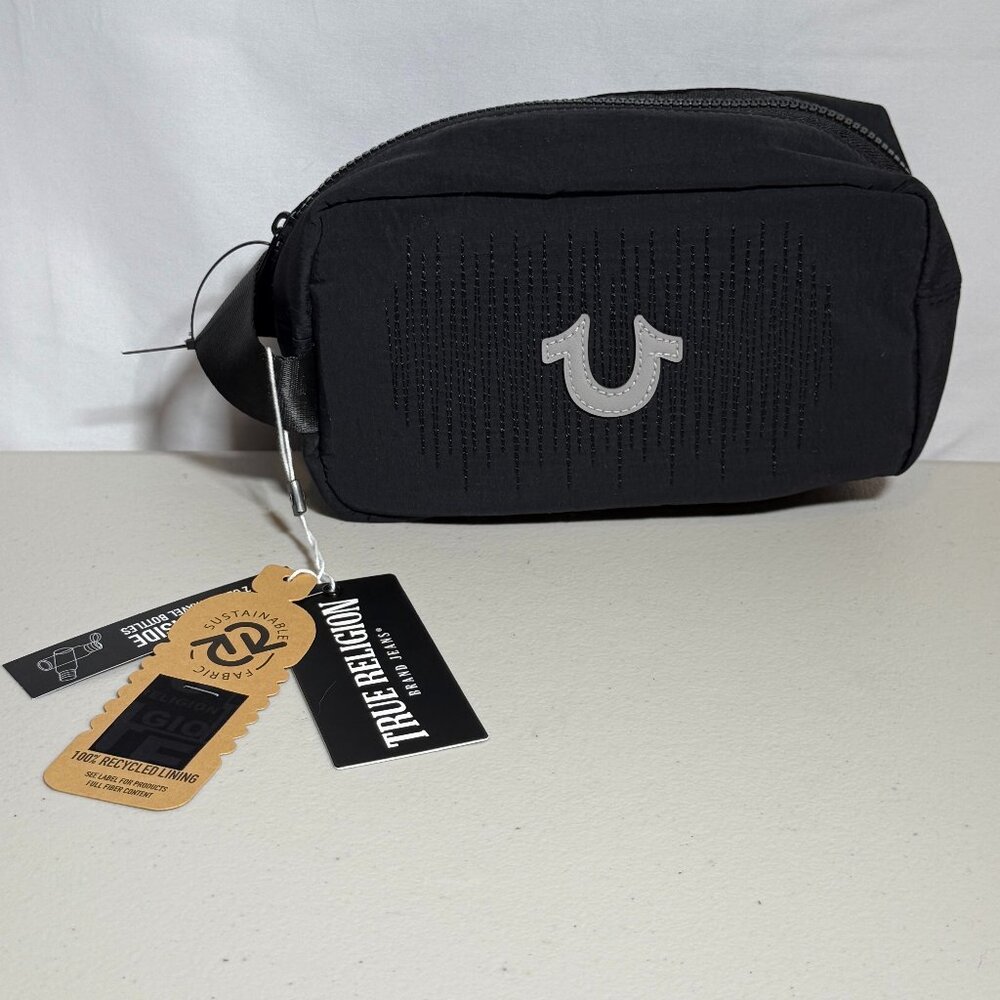 True Religion Men's Toiletry Bag | Black